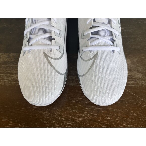 Nike Vapor Edge Speed 360 2 White/Silver Football Cleats Men\'s Size 9 DA5455-102 main image 6